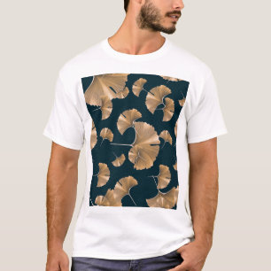 Camiseta Folhas de palma de ginja tropical, padrão havaiano