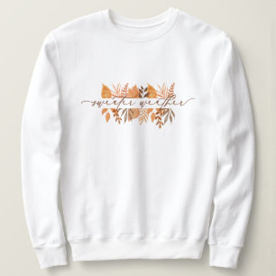 Camiseta Folhas de Quebra do Script Meteorológico de Sweate