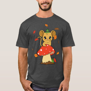 Camiseta Folhas De Rato No Outono CogumeloT