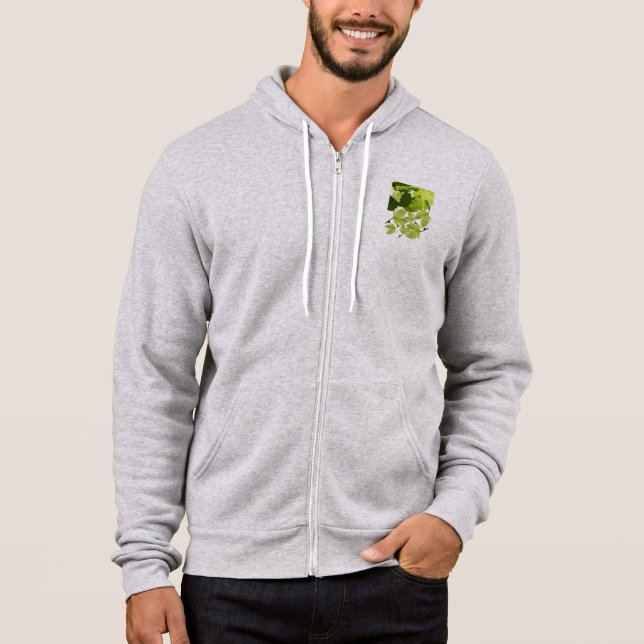 Camiseta Folhas de Vinho Verde (Frente)