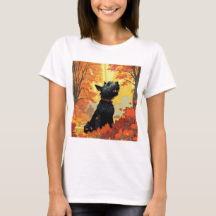 Camiseta Folhas em quedaT-Camisa