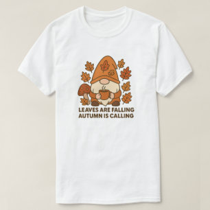 Camiseta Folhas Estão Caindo, Outono Está Chamando