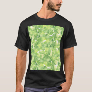 Camiseta Folhas Exóticas: Aquarela Sem Costura