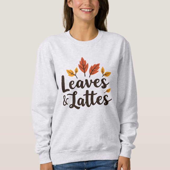 Camiseta Folhas & Lattes (Frente)