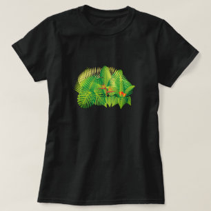 Camiseta Folhas tropicais brilhantes