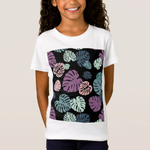 Camiseta Folhas Tropicais Multicoloridas 5