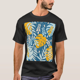 Camiseta Folhas Tropicais: Selva Abstrato