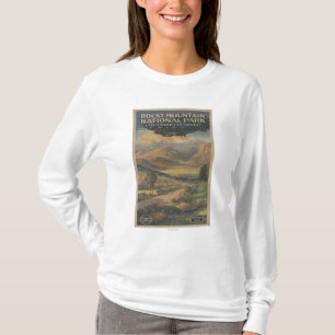 Camiseta Folheto rochoso do parque nacional do Mt. # 1