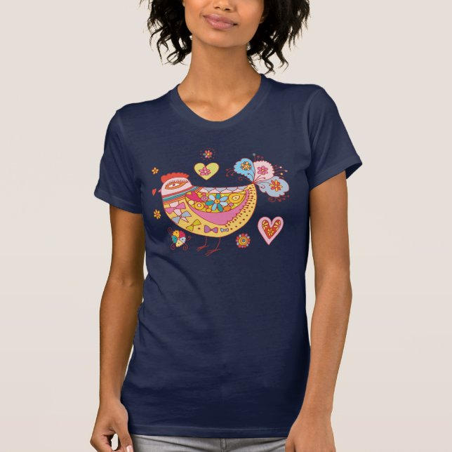 Camiseta Folk Bird (Frente)