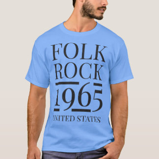 Camiseta Folk Rock 1965 Vintage