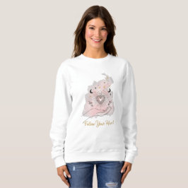 Camiseta "Follow Your Heart Sweatshirt - Celestial