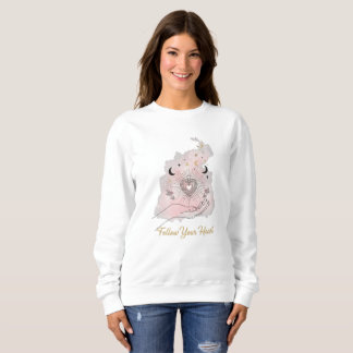 Camiseta "Follow Your Heart Sweatshirt - Celestial