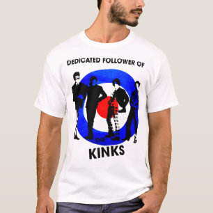 Camiseta Follower Dedicado Da Banda De Kinks Clássica T-Shi