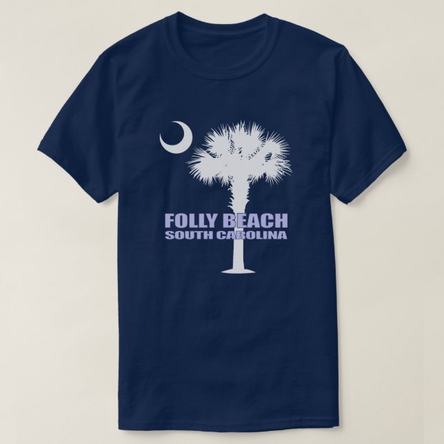 Camiseta Folly Beach (P&C) (Frente do Design)