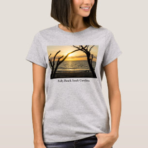 Camiseta Folly Sunrise Tree Silhouette