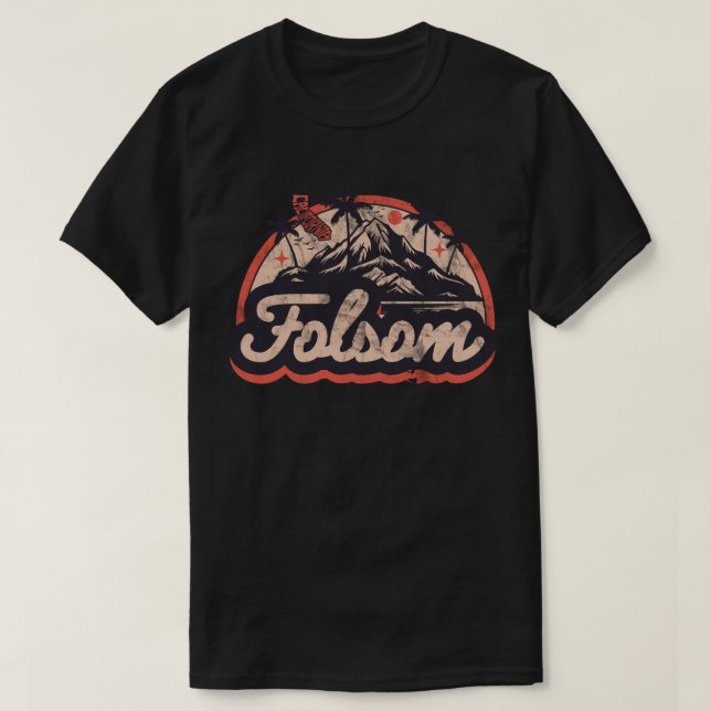 Camiseta Folsom, Califórnia (Frente do Design)