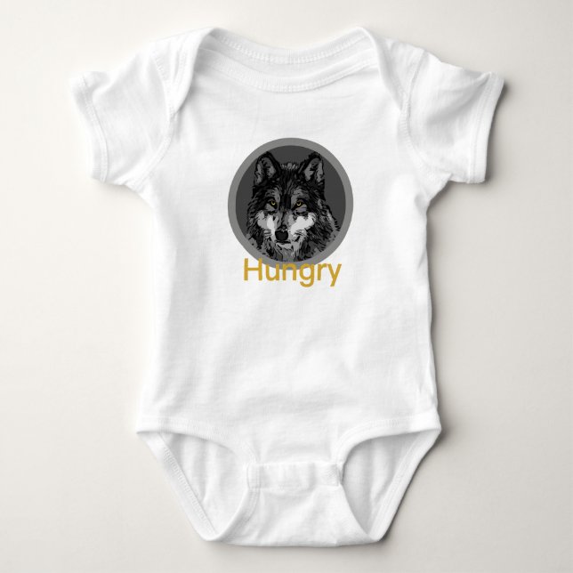 Camiseta Fome -  de biquíni de Baby Jersey (Frente)