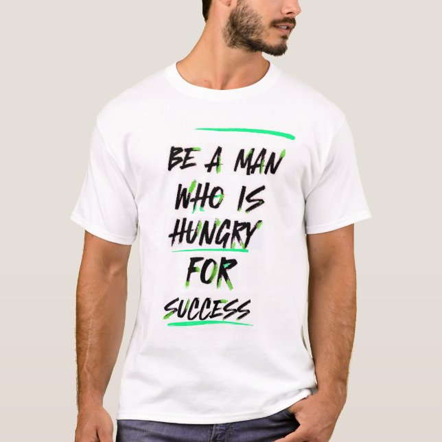 Camiseta Fome de Sucesso: O Homem em Missão (Frente)