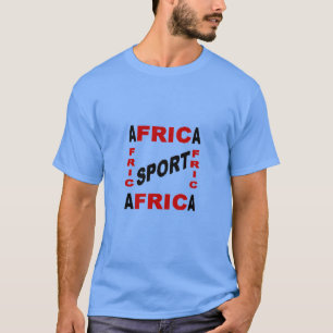 Camiseta foncé bleu DESIGN AFRICA ESPORTE