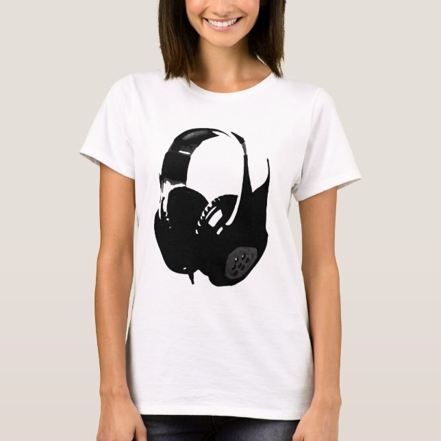 Camiseta Fone de ouvido pop Art (Frente)