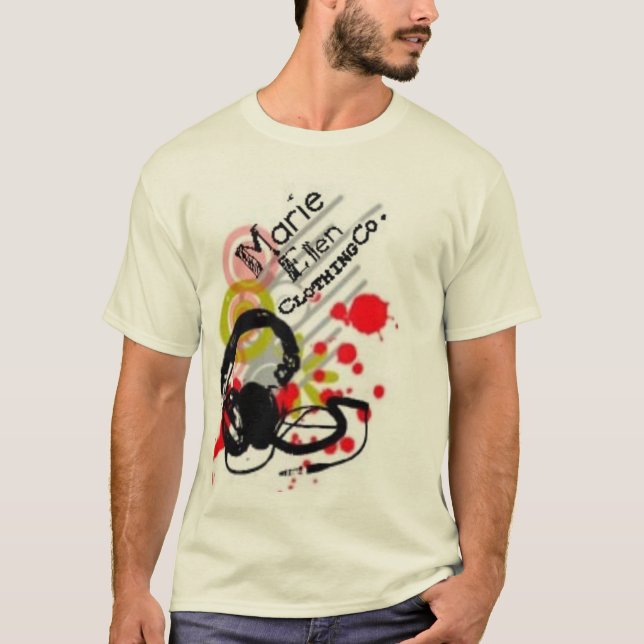 Camiseta fones de ouvido (Frente)