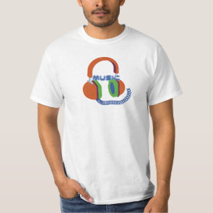 Camiseta Fones de ouvido