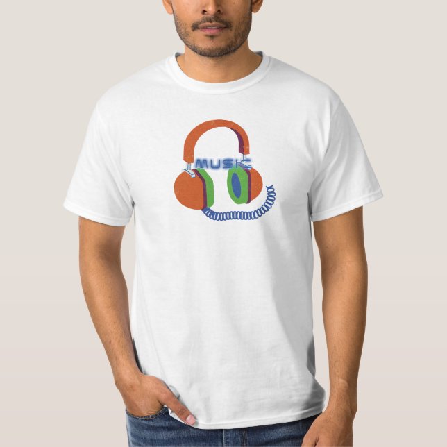 Camiseta Fones de ouvido (Frente)