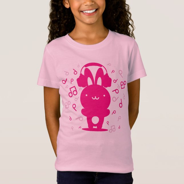 Camiseta Fones de ouvido_coelhos (Frente)