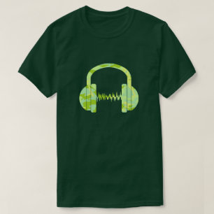 Camiseta Fones de ouvido com padrão de camuflagem SpringTim