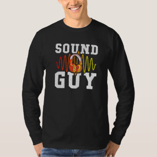 Camiseta Fones de ouvido de Engenheiro de áudio Engenheiro
