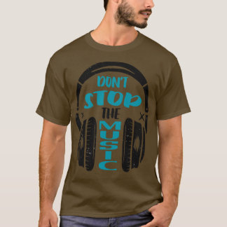 Camiseta Fones de ouvido de música Presentes para DJ Músico