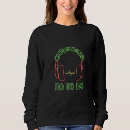 Camiseta Fones de ouvido de Natal Neon