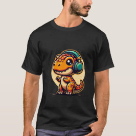 Camiseta Fones de ouvido de visto de bebês