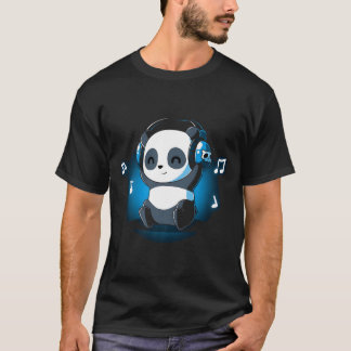 Camiseta Fones de Ouvido Dj Panda