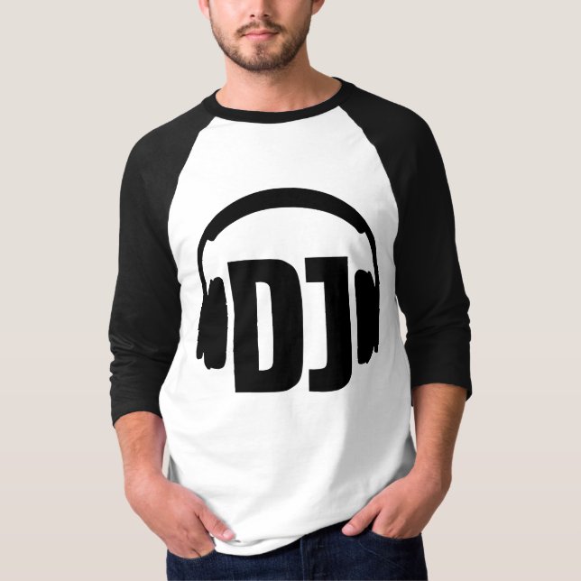 Camiseta Fones de ouvido do DJ (Frente)
