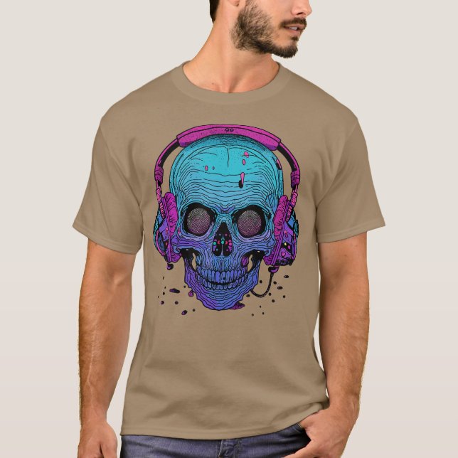 Camiseta Fones de ouvido em (Frente)