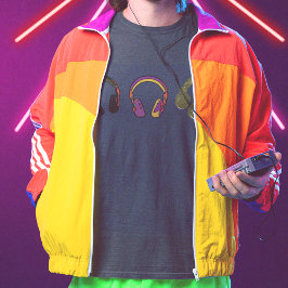 Camiseta Fones de ouvido legal do Dj Music