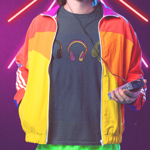 Camiseta Fones de ouvido legal do Dj Music