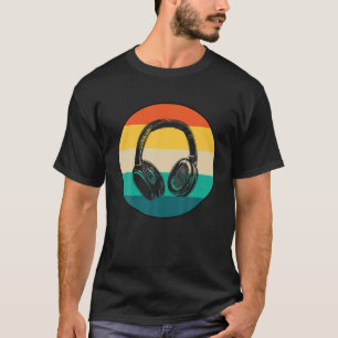 Camiseta Fones de ouvido Música Produtor DJ Oferece Engra
