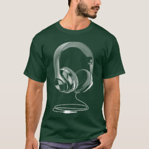 Camiseta Fones de ouvido Para Dj Music boy