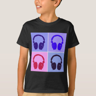 Camiseta Fones de ouvido pop