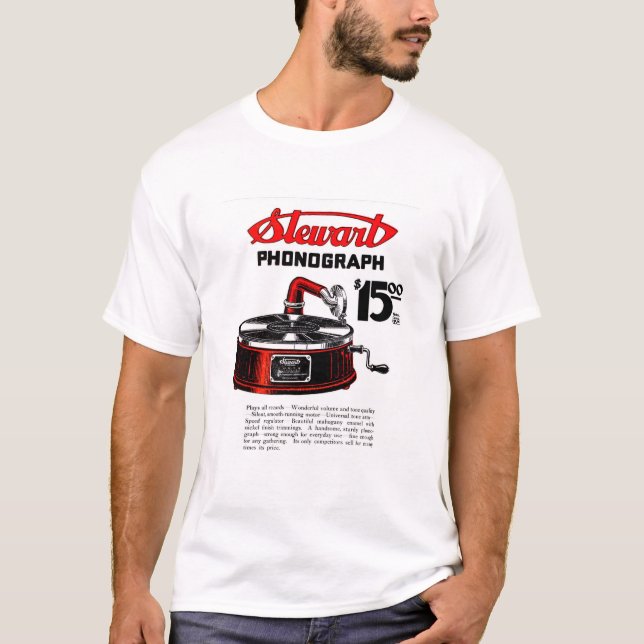 Camiseta Fonógrafo Stewart 1920 (Frente)