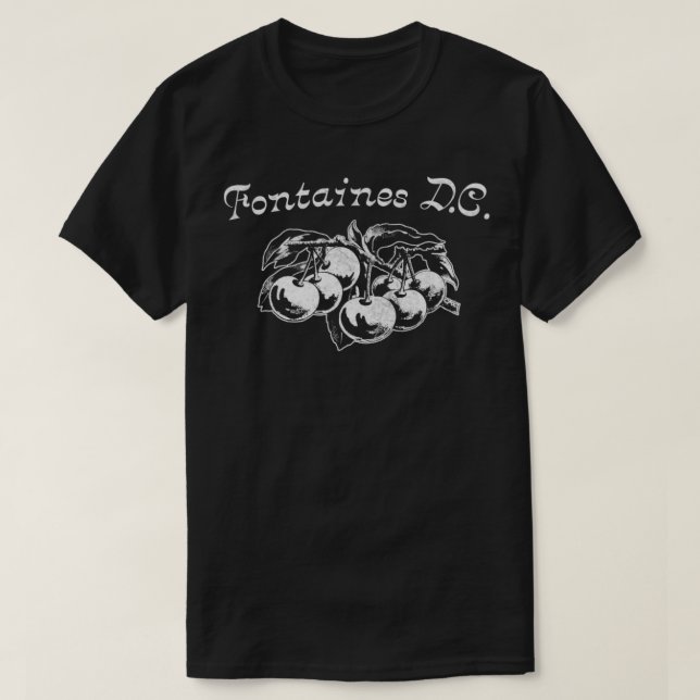 Camiseta Fontaines DC Fan Art Tribute Design 2 (Frente do Design)