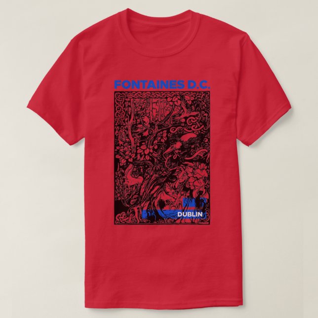 Camiseta Fontaines DC IRELAND (Frente do Design)