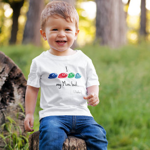 Camiseta Fonte Colorida de Doce Fofa 2T a 5/6T Jersey Fino
