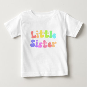 Camiseta Fonte Colorida Retro Irmãzinha