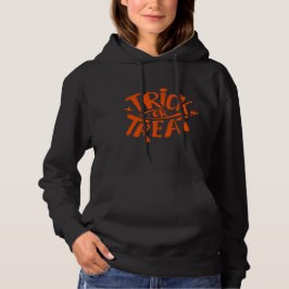 Camiseta Fonte de letra divertida Trick of Treat laranja