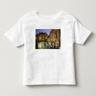 Camiseta Fonte de Trevi à Noite   Roma, Lazio, Itália