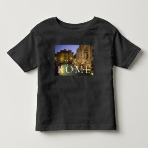 Camiseta Fonte de Trevi à Noite   Roma, Lazio, Itália