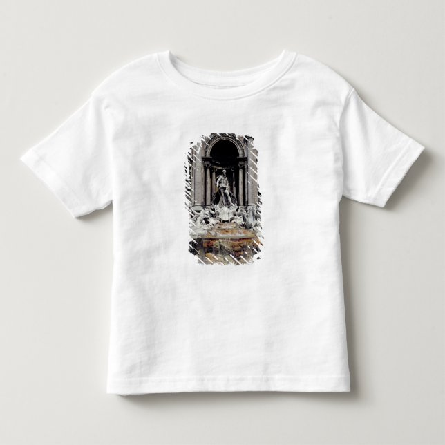 Camiseta Fonte do Trevi, construída 1732-62 (Frente)